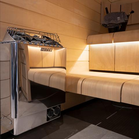 Harvia KIP Electric Sauna Heater w/ Built-in Controls 8KW W/Stones