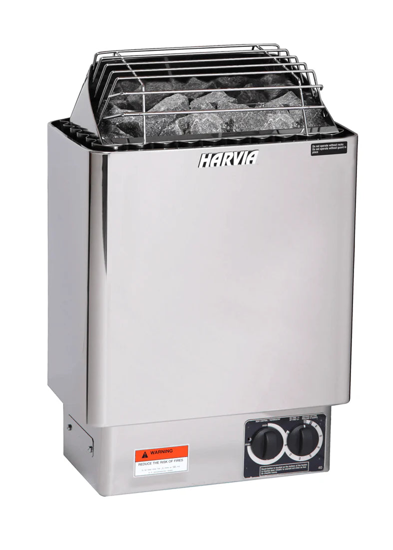 Harvia KIP Electric Sauna Heater w/ Built-in Controls 8KW W/Stones
