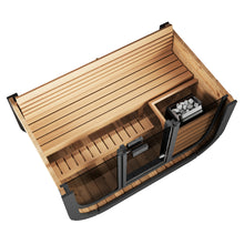 SaunaLife CL4G 3-Person Cube-Series Outdoor Sauna Kit
