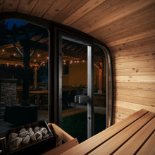 SaunaLife CL4G 3-Person Cube-Series Outdoor Sauna Kit