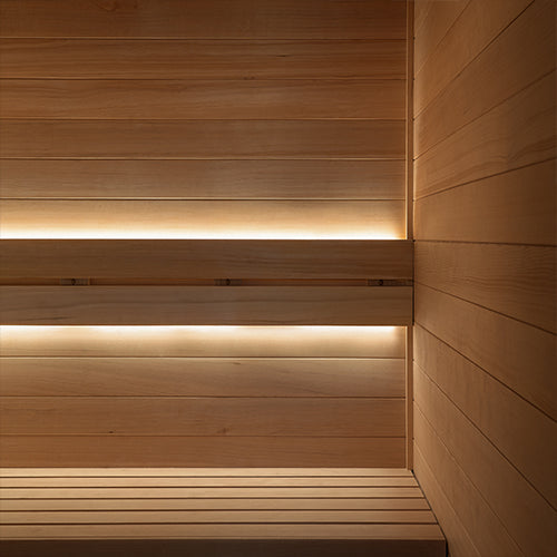 PROSAUNAS 3-Zone Dimmable White LED Light Strip Kit