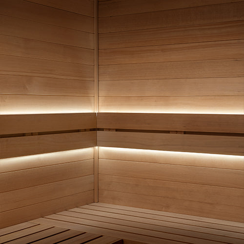 PROSAUNAS 3-Zone Dimmable White LED Light Strip Kit