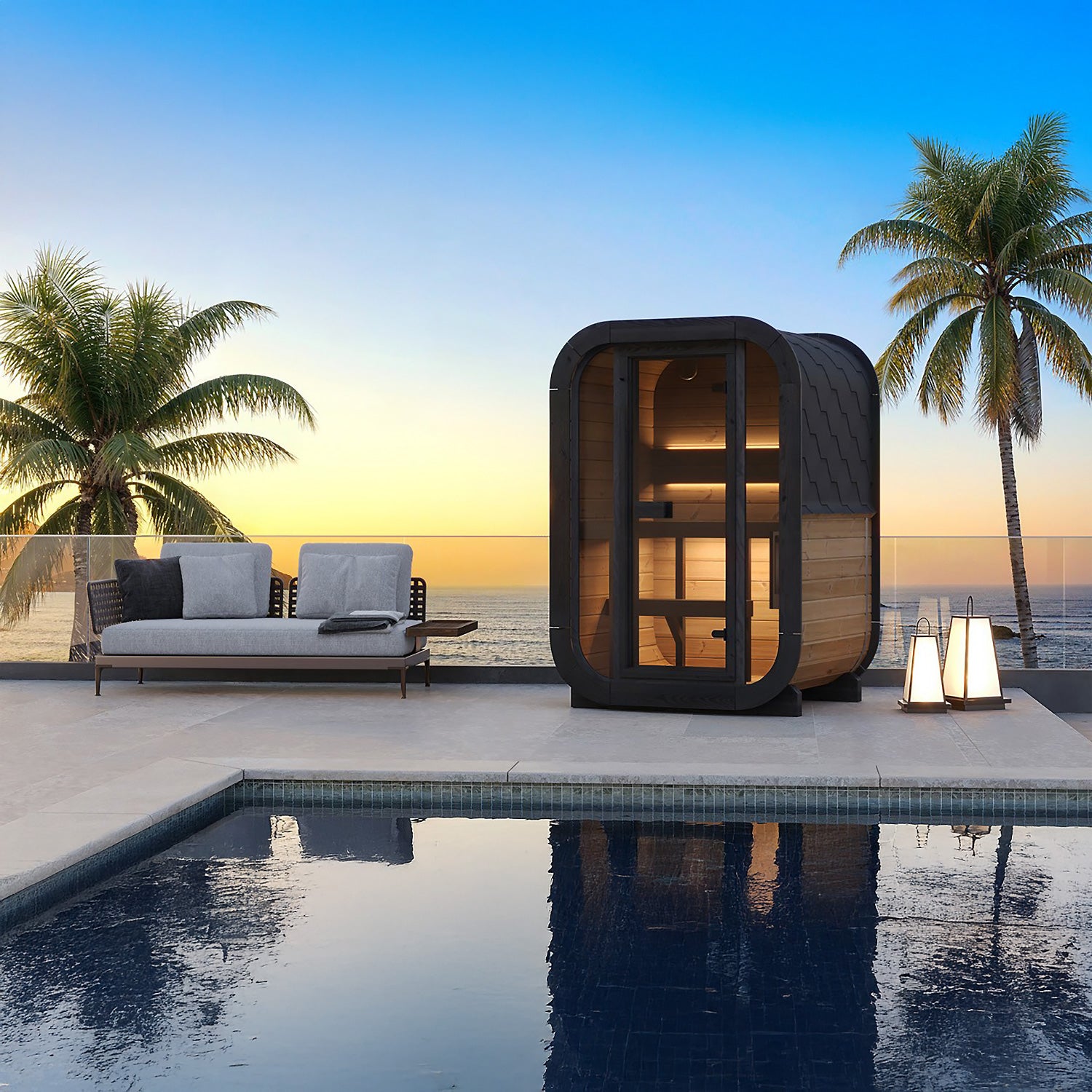 SaunaLife Model CL3G Cube-Series Sauna Kit - Thumbnail 3